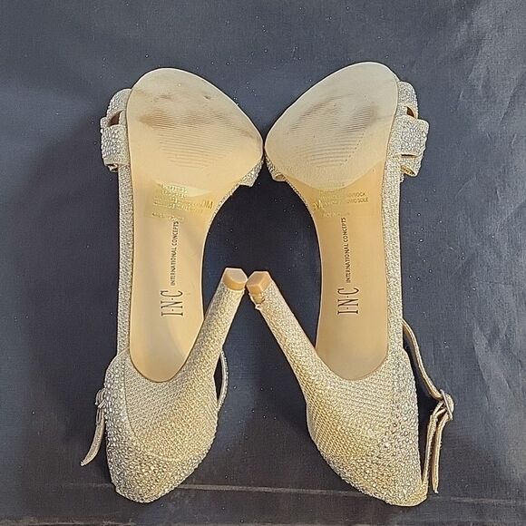 I.N.C. WOMEN'S REESIE RHINESTONE BOW EVENING SANDALS, CREATED for MACY'S WOMEN'S - Picture 15 of 16